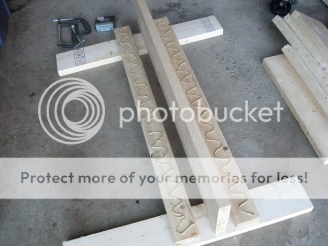 how to build a wood jet ski stand